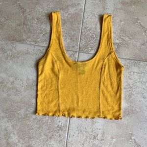Ribbed Crop Tank